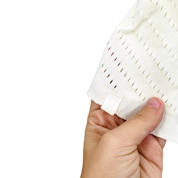 Lululemon ivory perforated Seamless Tee - Picture 3 of 3